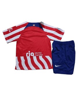 Youth Atletico Madrid Jersey Kit 202223 Home