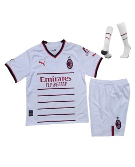 Youth AC Milan Jersey Whole Kit 202223 Away