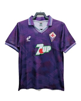 Retro 1992/93 Fiorentina Home Soccer Jersey