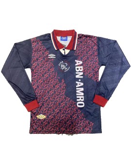 Retro 1995/96 Ajax Away Long Sleeve Soccer Jersey