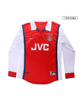 Arsenal Home Jersey Retro 1998/99 By - Long Sleeve
