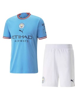 Youth Manchester City Jersey Kit 2022/23 Home