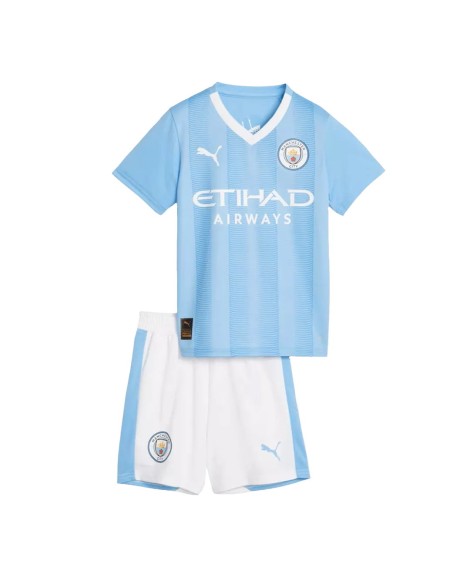 Youth Manchester City Jersey Kit 202324 Home