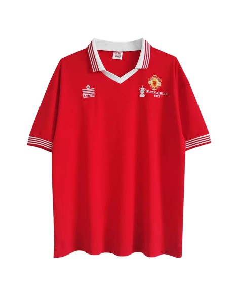 Manchester United Home Jersey Retro 1977 By Admiral