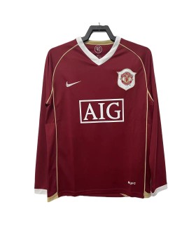 Manchester United Home Jersey Retro 2006/07 By - Long Sleeve