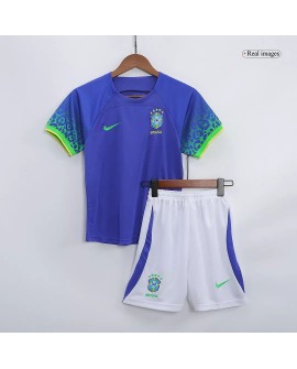 Youth Brazil Jersey Kit 2022 Away World Cup