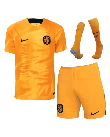 Netherlands Jersey Whole Kit 2022 Home World Cup
