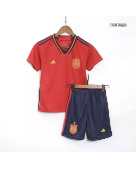 Youth Spain Jersey Kit 2022 Home World Cup