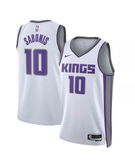 Men's Sacramento Kings Domantas Sabonis #10 White 22/23 Swingman Jersey - Association Edition