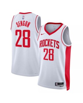 Men's Houston Rockets Alperen Sengun #28 Nike White 2022/23 Swingman Jersey - Association Edition