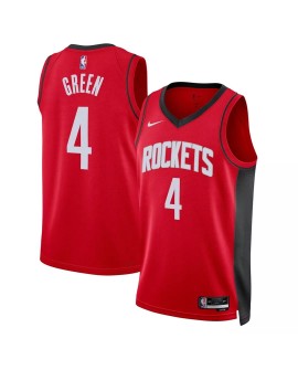 Men's Houston Rockets Jalen Green #4 Nike Red 2022/23 Swingman Jersey - Icon Edition