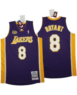 Men's Los Angeles Lakers Kobe Bryant #8 Mitchell & Ness Purple 2000/01 Swingman NBA Jersey