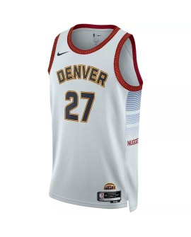 Men's Denver Nuggets Jamal Murray #27 Nike White 22/23 Swingman Jersey - City Edition