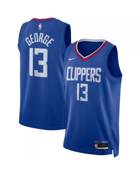 Men's LA Clippers Paul George #13 Nike Blue 2022/23 Swingman Jersey - Icon Edition