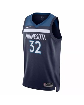 Men's Minnesota Timberwolves Karl-Anthony Towns #32 Nike Navy 2022/23 Swingman Jersey - Icon Edition