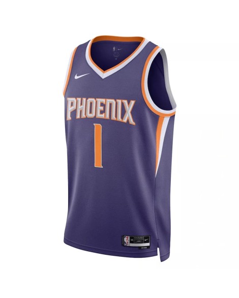 Men's Phoenix Suns Devin Booker #1 Purple 22/23 Swingman Jersey - Icon Edition