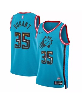 Men's Phoenix Suns Kevin Durant #35 Nike Turquoise 2022/23 Swingman Jersey - City Edition