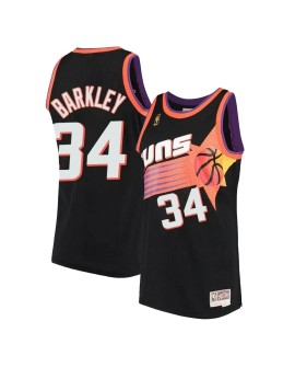 Men's Phoenix Suns Charles Barkley #34 Mitchell & Ness Nike Black 1992/93 Swingman NBA Jersey