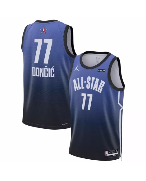 Men's Luka Doncic #77 Jordan Brand Blue 2023 NBA All-Star Game Swingman Jersey