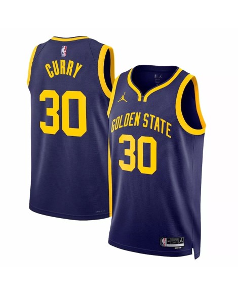 Men's Golden State Warriors Stephen Curry #30 Jordan Brand Blue 2022/23 Swingman Jersey - Statement Edition