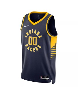 Men's Indiana Pacers Bennedict Mathurin #00 Nike Navy 2022/23 Swingman Jersey - Icon Edition