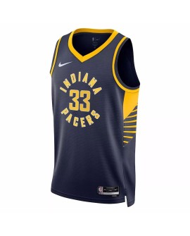 Men's Indiana Pacers Myles Turner #33 Nike Navy 2022/23 Swingman Jersey - Icon Edition