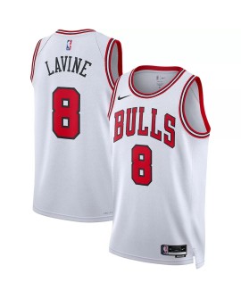 Men's Chicago Bulls Zach LaVine #8 Nike White 22/23 Swingman Jersey - Association Edition