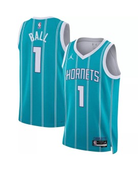Men's Charlotte Hornets LaMelo Ball #1 Green 22/23 Swingman Jersey - Icon Edition