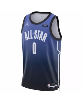 Men's Jayson Tatum #0 Jordan Brand Blue 2023 NBA All-Star Game Swingman Jersey