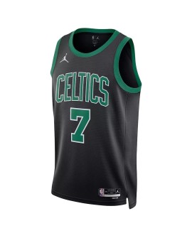 Men's Boston Celtics Jaylen Brown #7 Jordan Brand Black 2022/23 Statement Edition Swingman Jersey