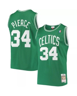 Men's Boston Celtics Paul Pierce #34 Mitchell & Ness Green 2007/08 Reteo Swingman Jersey