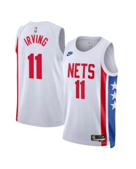 Men's Brooklyn Nets Kyrie Irving #11 White 2022/23 Swingman Jersey - Classic Edition