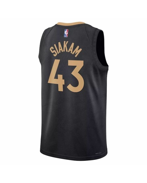 Men's Toronto Raptors Pascal Siakam #43 Nike Black 2022/23 Swingman Jersey - City Edition