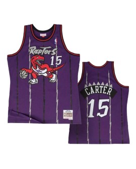 Men's Toronto Raptors Carter #15 Mitchell & Ness Purple 1998/99 Swingman NBA Jersey