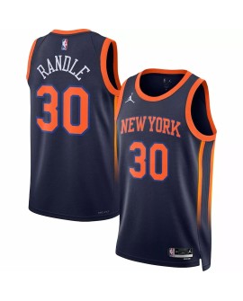 Men's New York Knicks Julius Randle #30 Jordan Brand Navy 2022/23 Swingman Jersey - Statement Edition