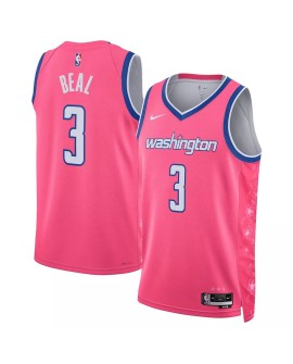 Men's Washington Wizards Bradley Beal #3 Nike Pink 2022/23 Swingman Jersey - City Edition