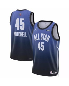 Men's Donovan Mitchell #45 Jordan Brand Blue 2023 NBA All-Star Game Swingman Jersey