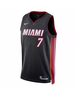 Men's Miami Heat Kyle Lowry #7 Black 22/23 Swingman Jersey - Icon Edition